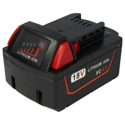 vhbw kompatibel mit Milwaukee RAD-0 Akku Li-Ion 4000 mAh (18 V)