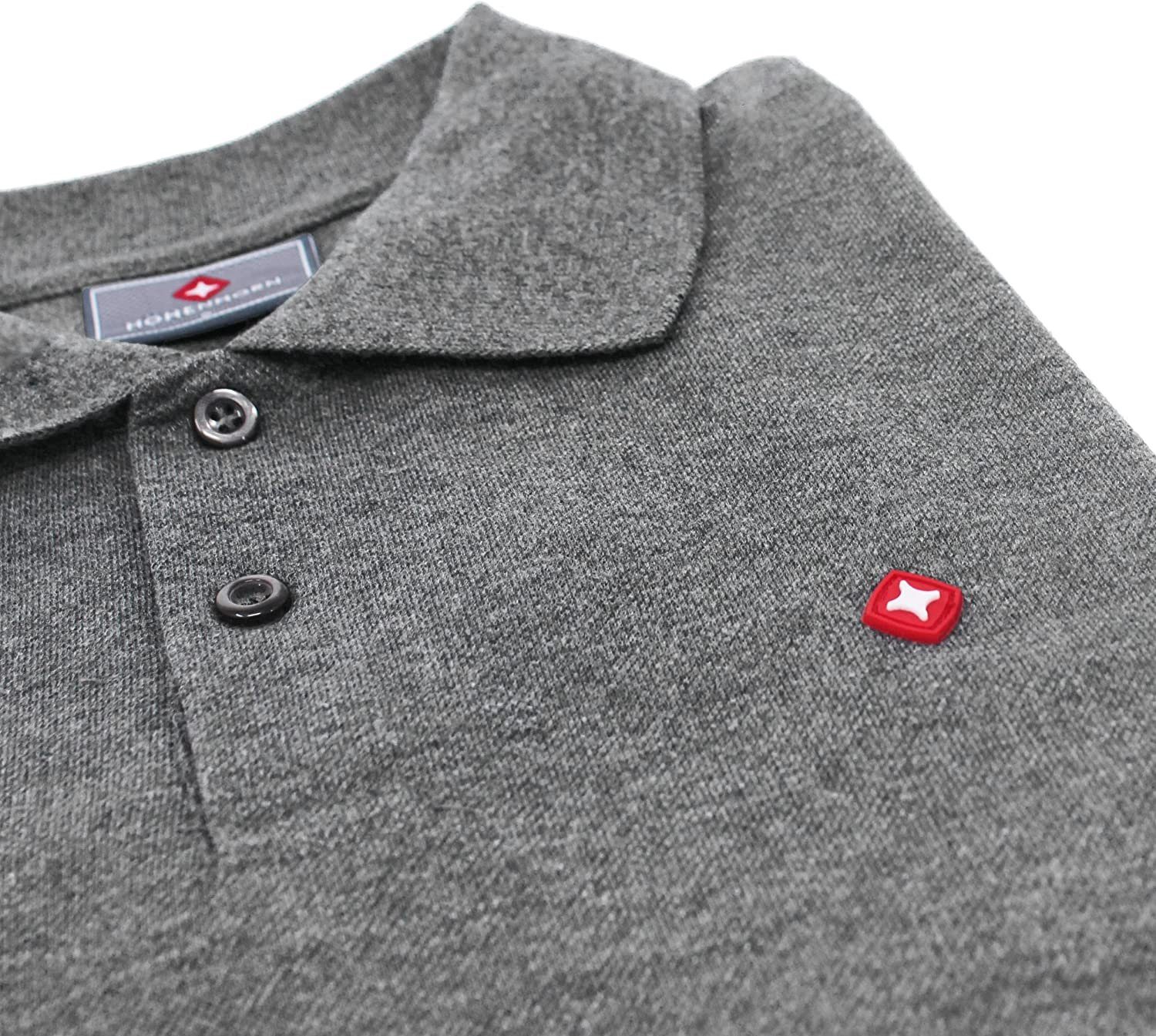 Höhenhorn Poloshirt Waliss Herren Shirt Polohemd für Männer Regular Fit aus Baumwolle Hautfreundlich, Atmungsaktiv, Pflegeleicht