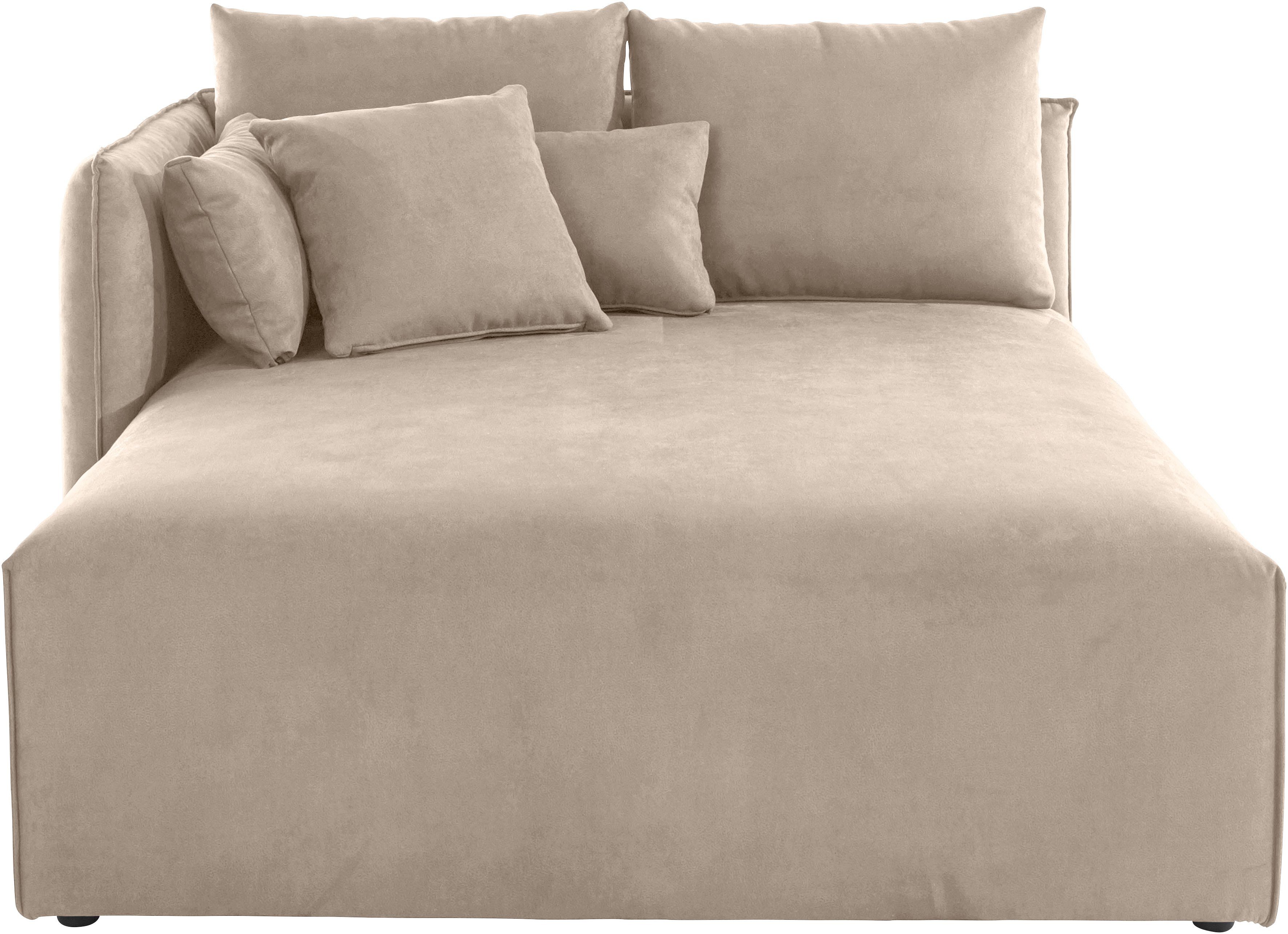 OTTO home Ottomane Nöre, Lounge-Modul - zum eigenen Zusammenstellen, Breite 138cm, Tiefe 168cm