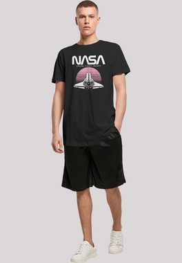 F4NT4STIC T-Shirt NASA Space Shuttle Sunset' Print