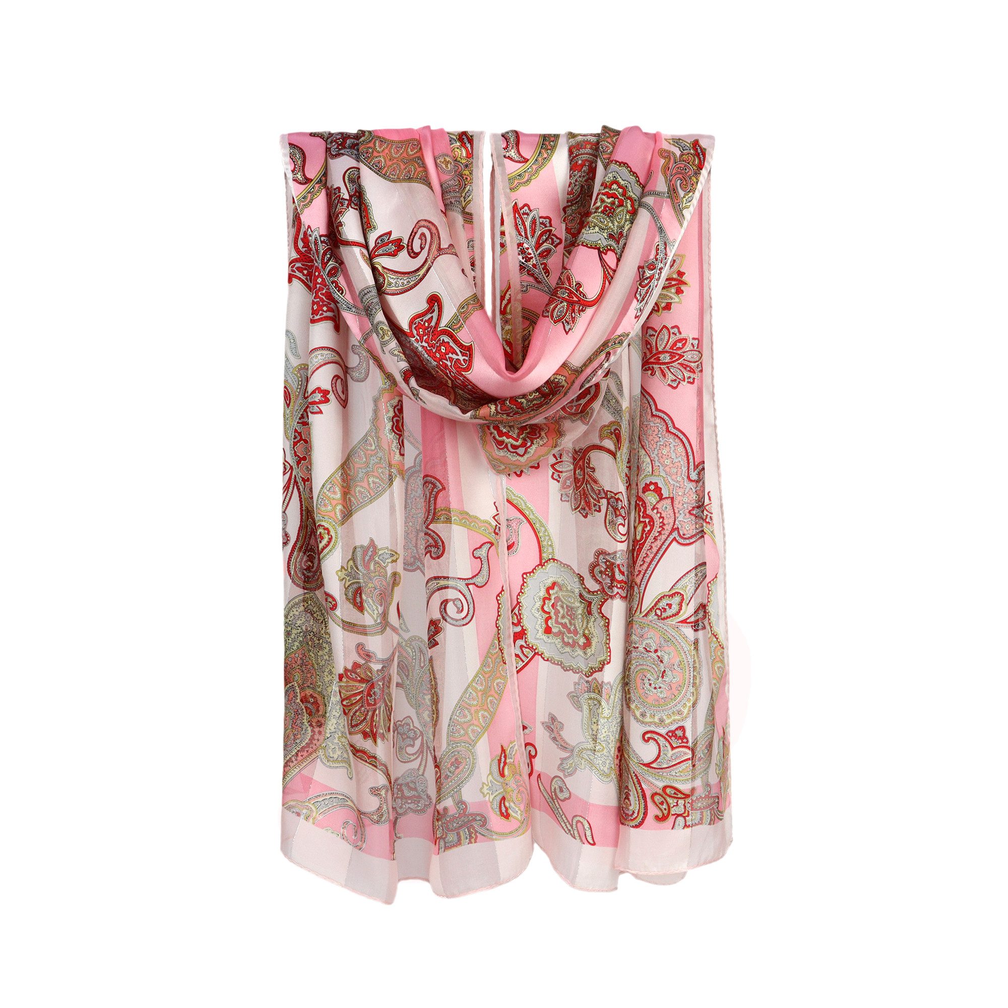 ZEBRO Modetuch Seiden Schal Berta