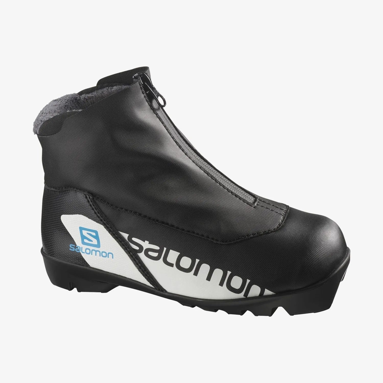 Salomon RC JR BLACK/BLUE PROLINK Langlaufschuhe