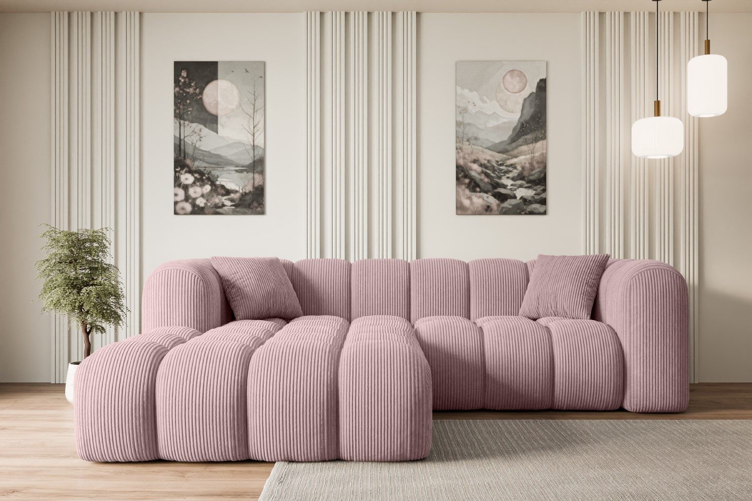 ALTDECOR Ecksofa OLEA-L1, Sofa Praktische Bequeme Funktionsecke Couch L-For günstig online kaufen
