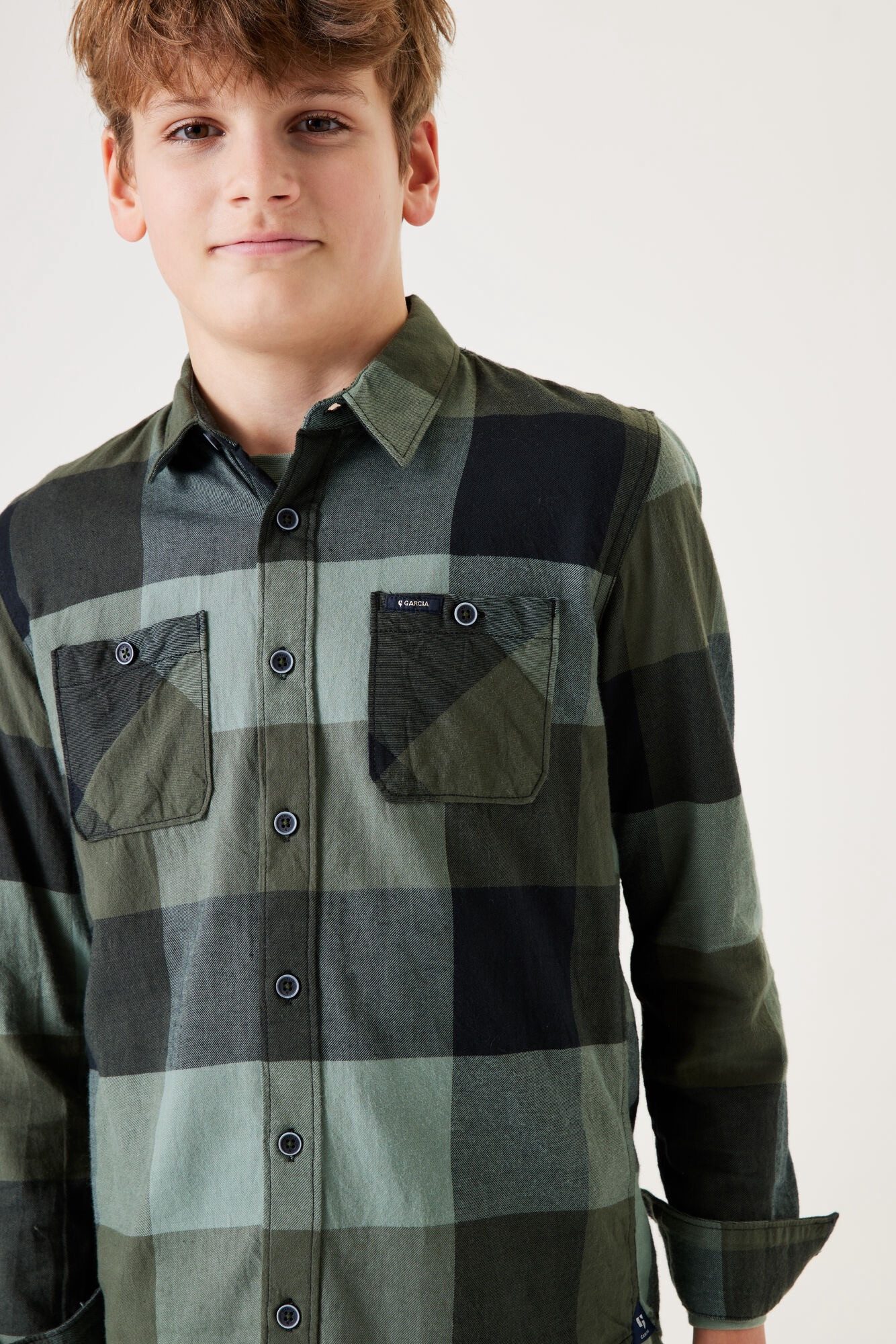 Garcia Flanellhemd Kariertes Flanellhemd (U43431-7081) günstig online kaufen