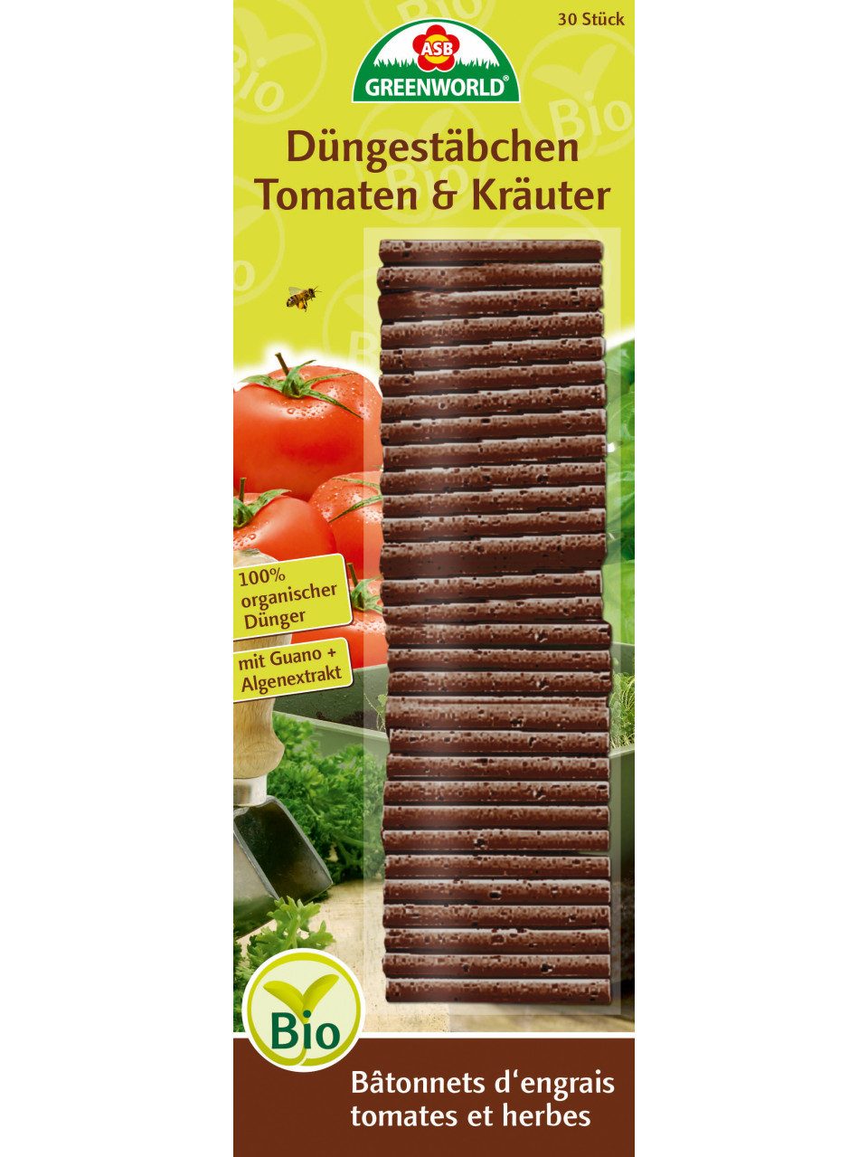 ASB Greenworld Gemüsedünger ASB Greenworld Bio Tomaten- und Kräuter, Bio