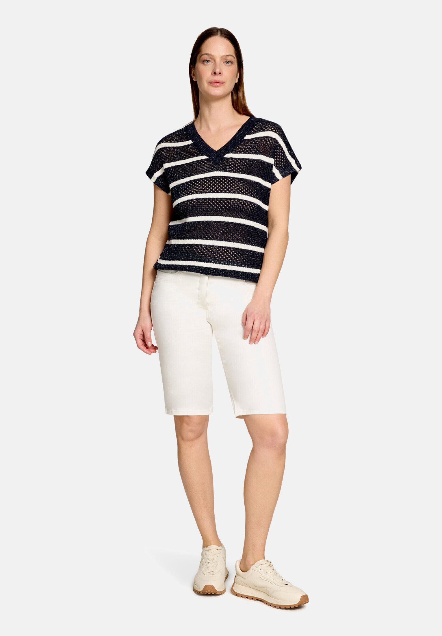 Betty Barclay Strickpullover Damen mit Streifen (1-tlg)