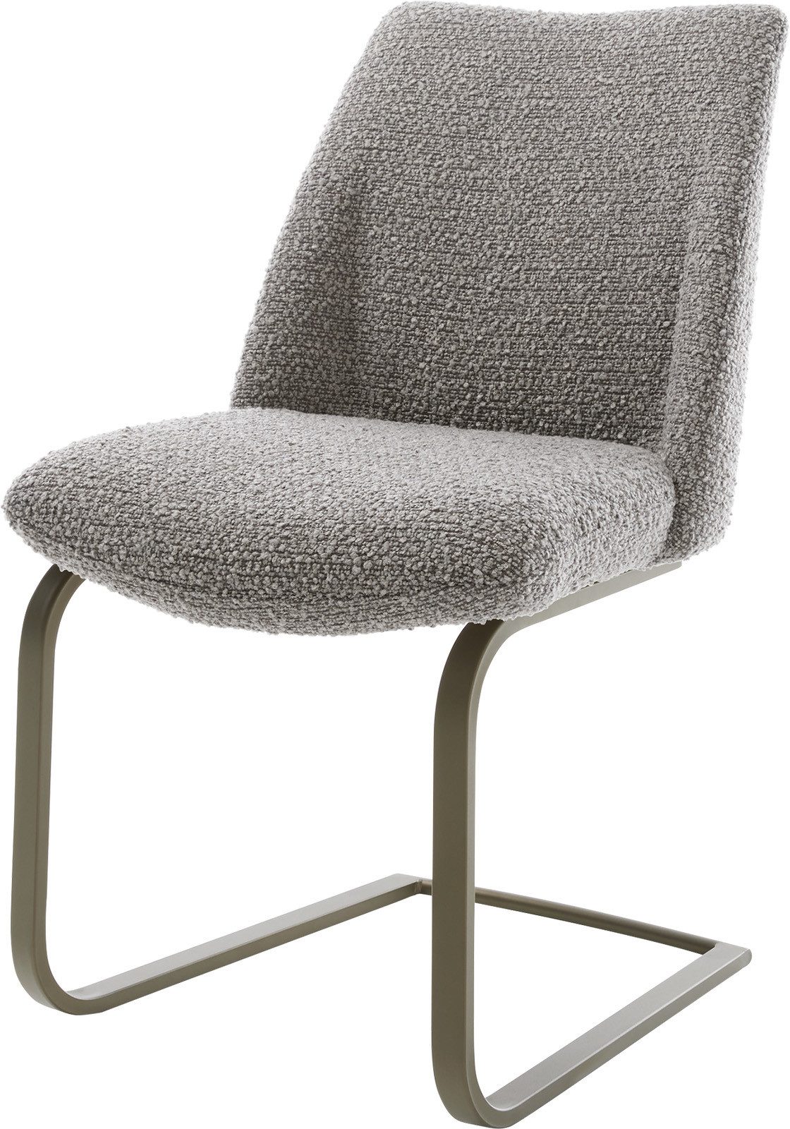 DELIFE Polsterstuhl Elso-Flex, Freischwinger flach Effektfinish günstig online kaufen