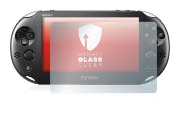 upscreen flexible Panzerglasfolie für Sony Playstation PS Vita Slim, Displayschutzglas, Schutzglas Glasfolie klar
