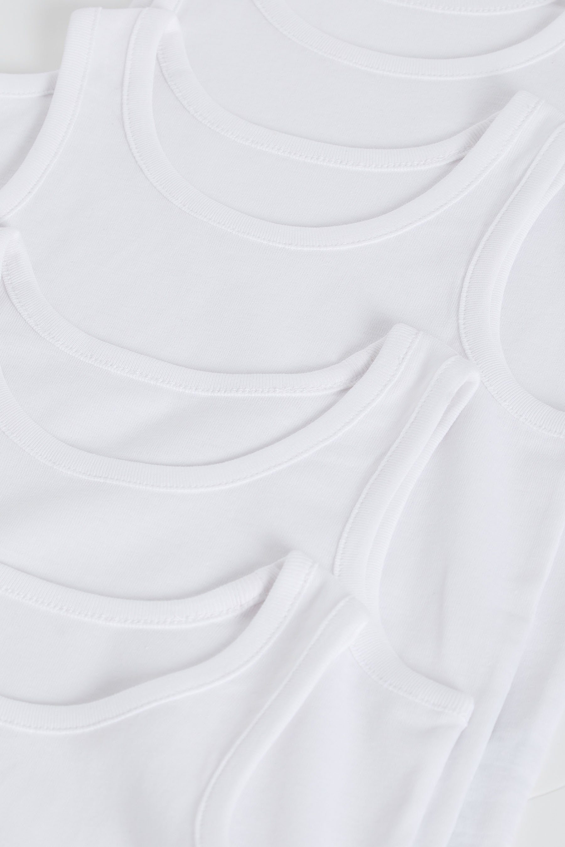 Next Unterhemd Unterhemden White (5-St) aus, 5er-Pack