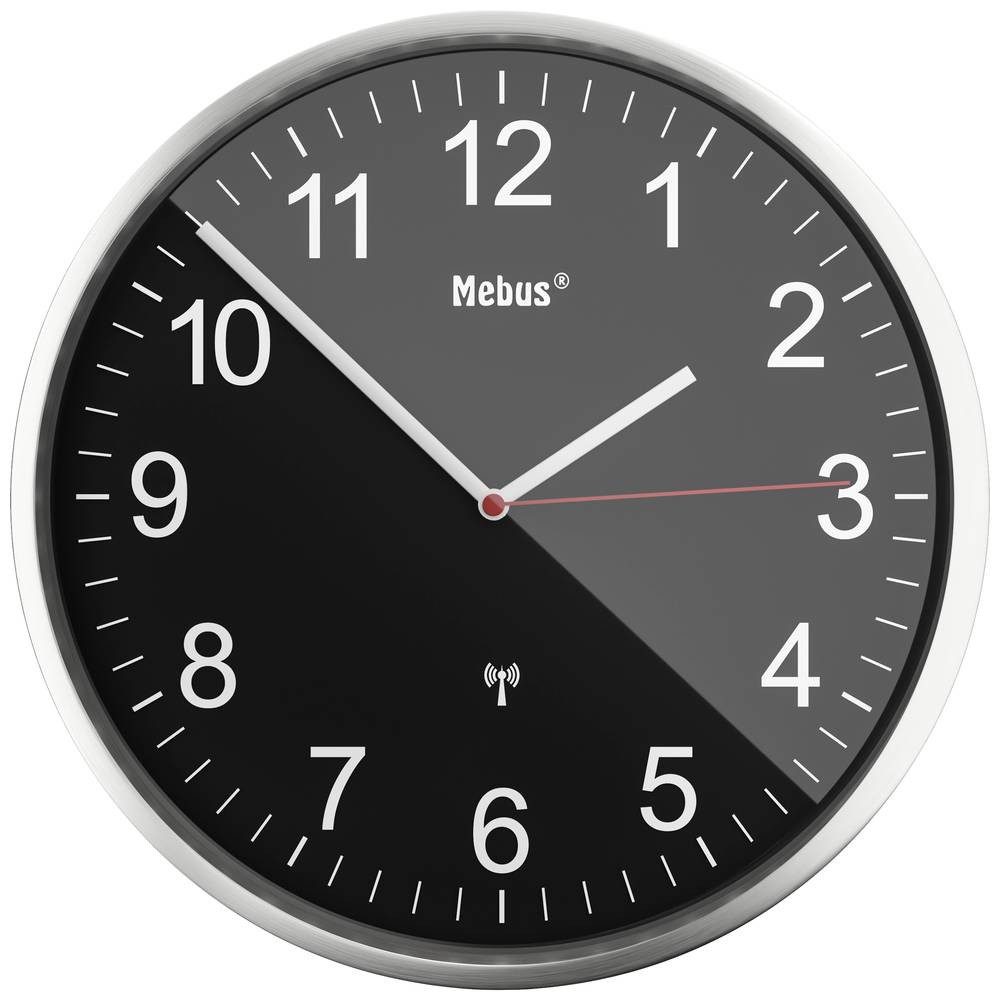 Mebus Wanduhr Funk Wanduhr 19578 (Leisegang-Uhrwerk)