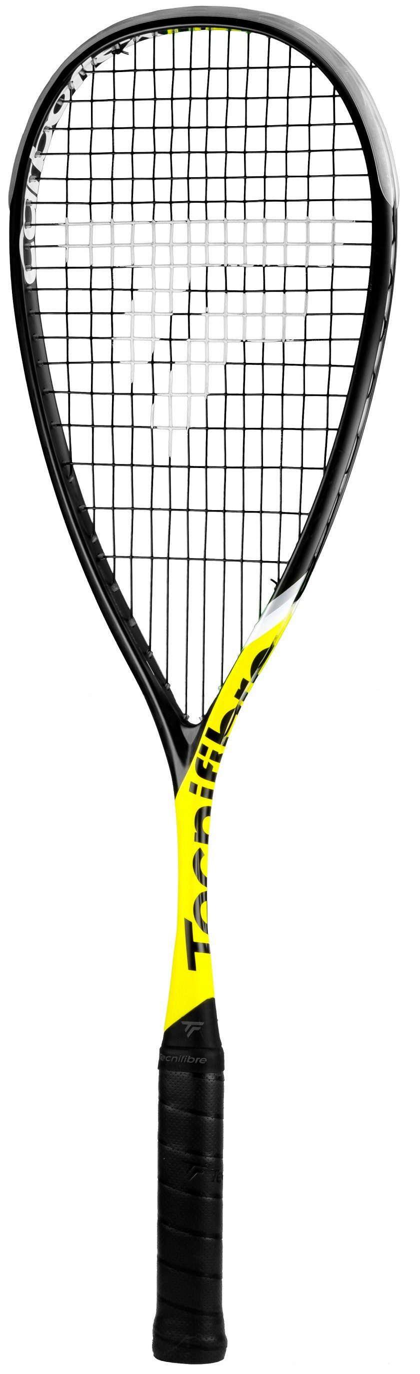 Tecnifibre Squashschläger Carboflex 125 Heritage 2 125g/kopflastig schwarz/gelb - besaitet