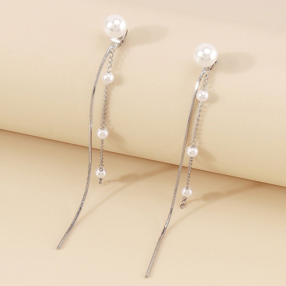 Paar Quaste, Paar AUzzO~ Damenschmuck Ohrringe Ohrringe Ohrhänger Anhänger für mit Bräute Silber Ohrringe ohrringe