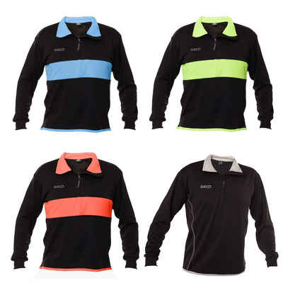 Sweatshirt Geco Fußball Trainings Sweatshirt Vento neonfarben mit Kragen