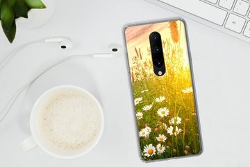 MuchoWow Handyhülle Blumen - Gänseblümchen - Natur - Sonne - Horizont, Phone Case, Handyhülle OnePlus 7 Pro, Silikon, Schutzhülle
