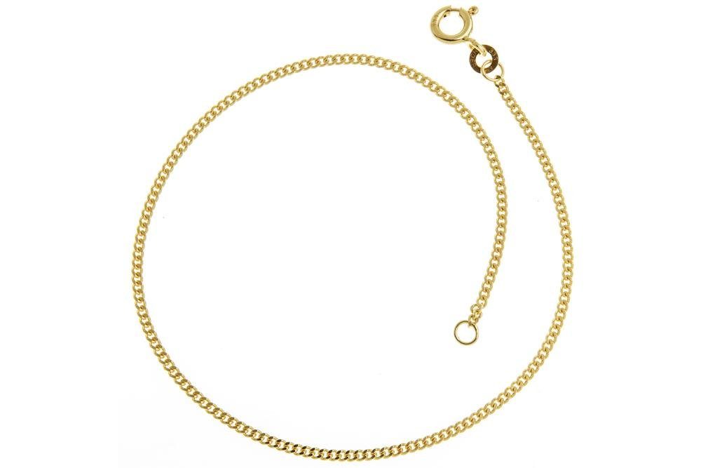 Silberkettenstore Goldarmband Panzerkette Armband 1,2mm - 333 Gold - 1.1135 B Länge: 17cm