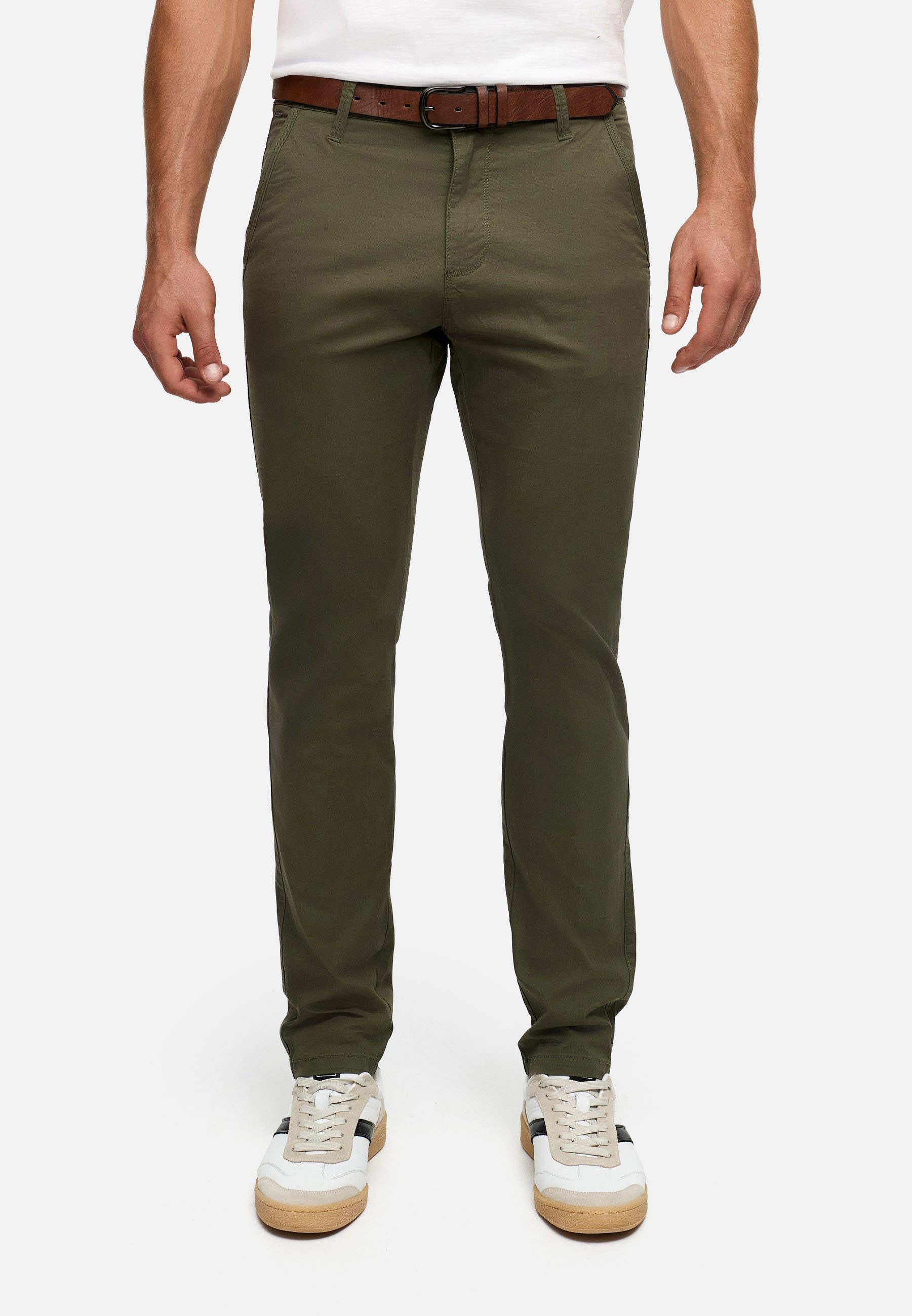 Chinohose Herren INPilli Regular-Fit Baumwollhose