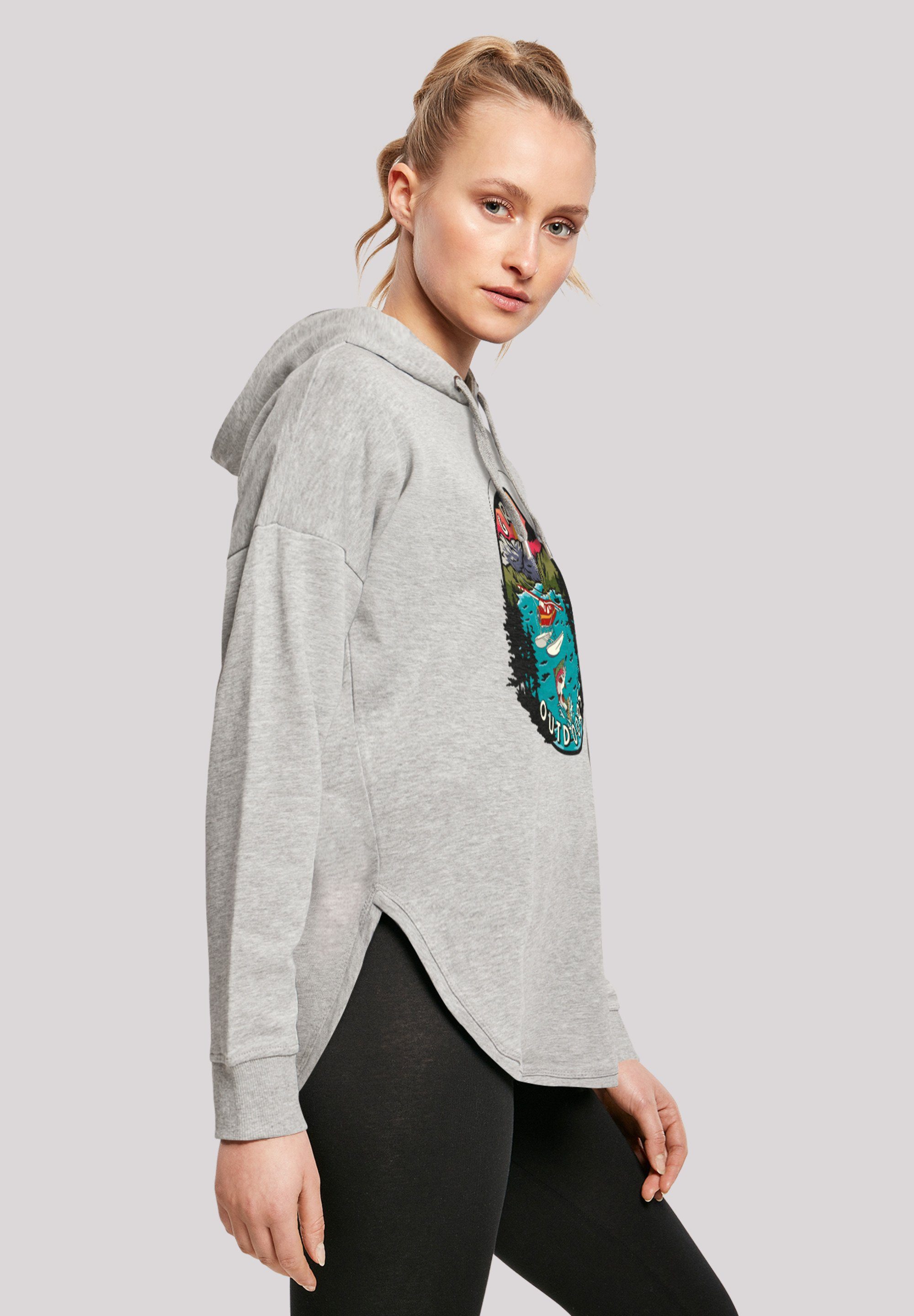 F4NT4STIC Great Kapuzenpullover Print Outdoors grey