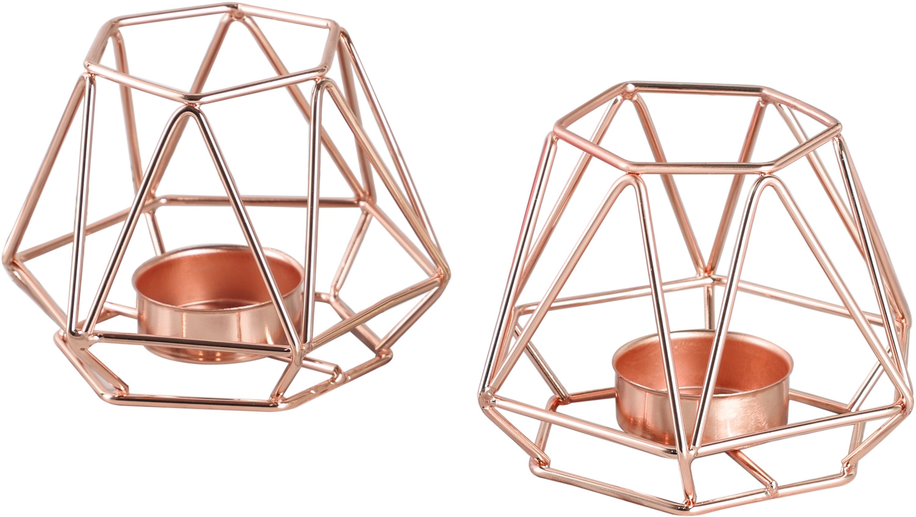 ECHTWERK Настольные лампы Vintage Small, Weihnachtsdeko (Set, 2 St), moderner Торшеры aus Eisen, geometrisches Design, Höhe ca. 8,3 cm