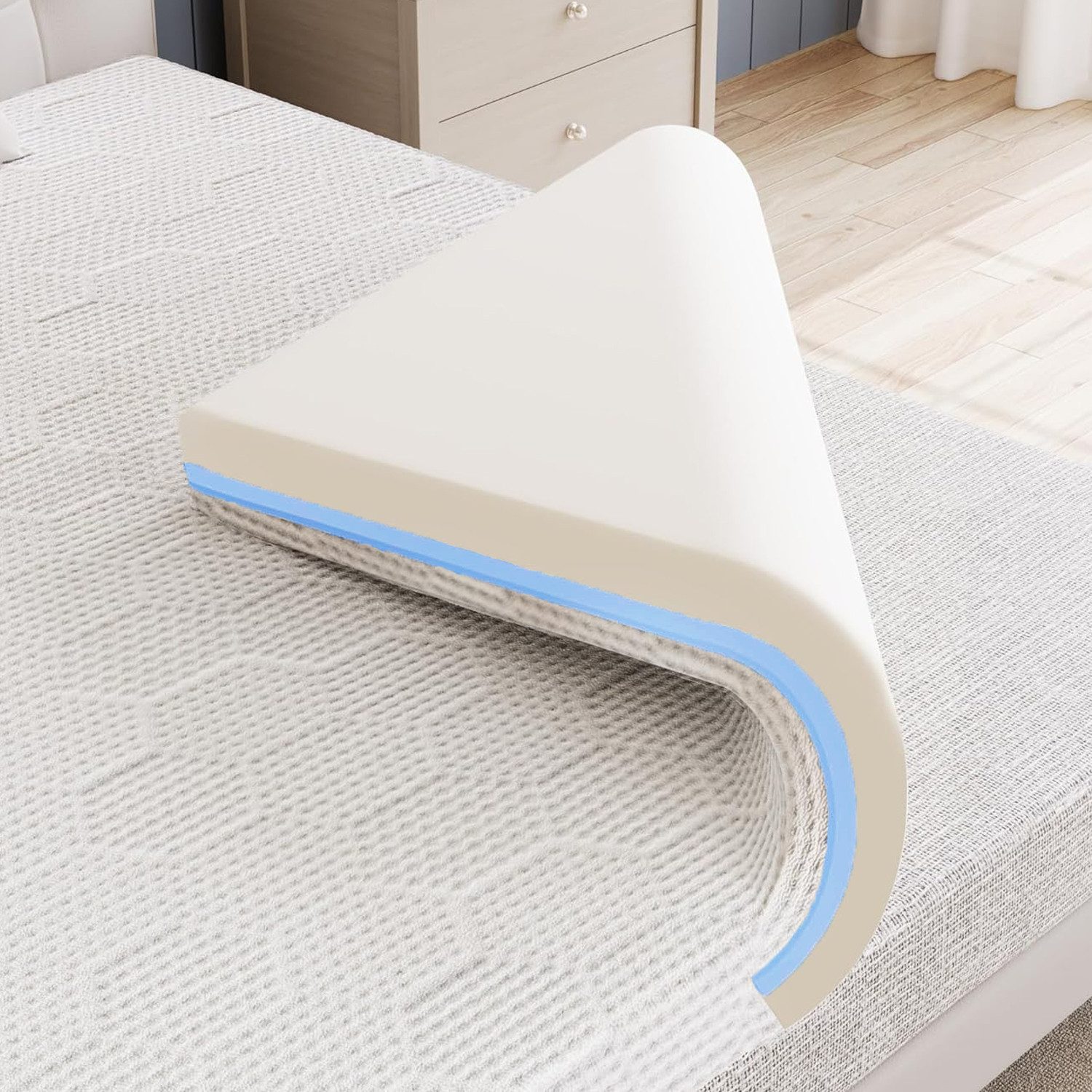 Jiexi, Topper Matratzentopper 90x200, 140x200, 180x200, günstig online kaufen