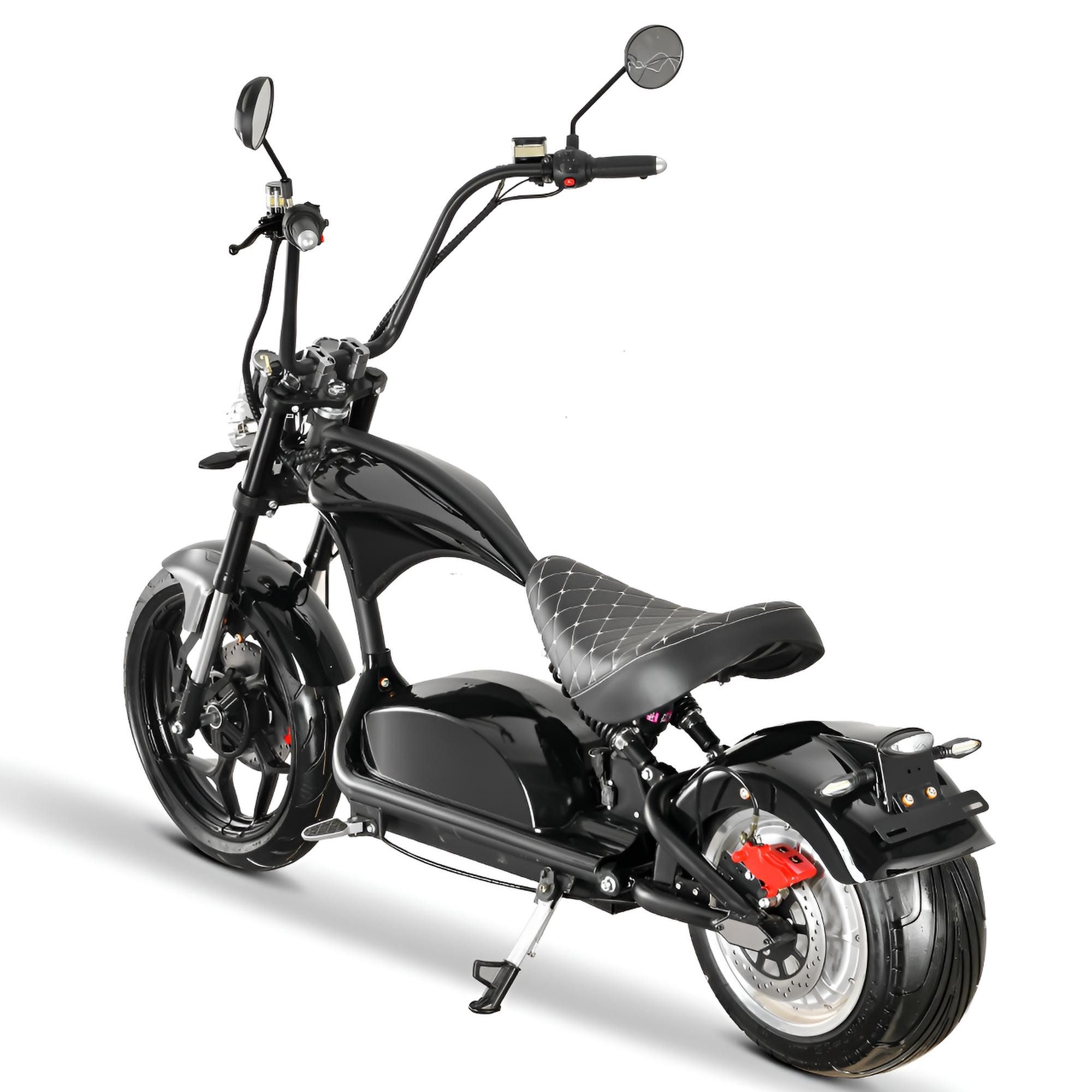 TZIpower E-Scooter E-Chopper with Road Approval 3000W 60V 60AH 45km/h COC EEC, 3000 W, 45 km/h