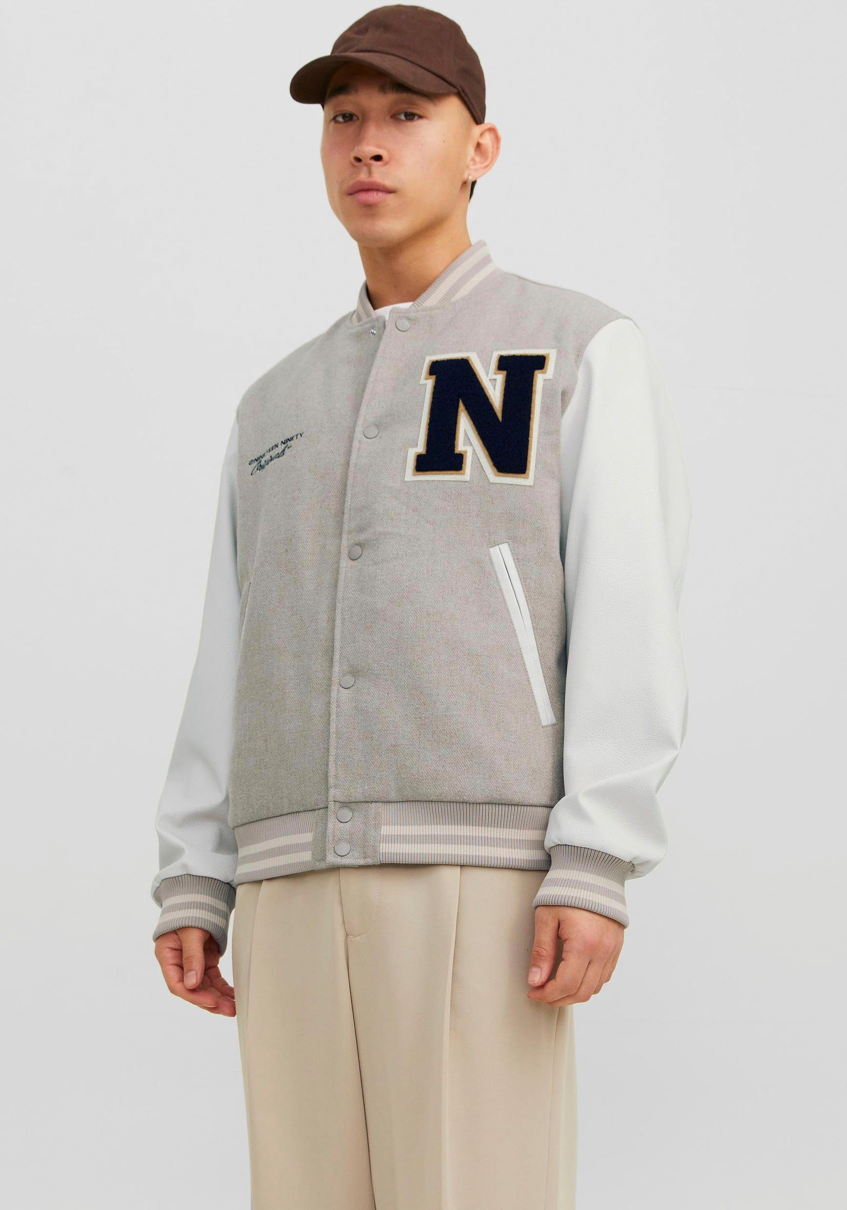 WOOL NOOS & BOMBER Jones BLEND Jack Collegejacke Crockery JORCOLLEGE