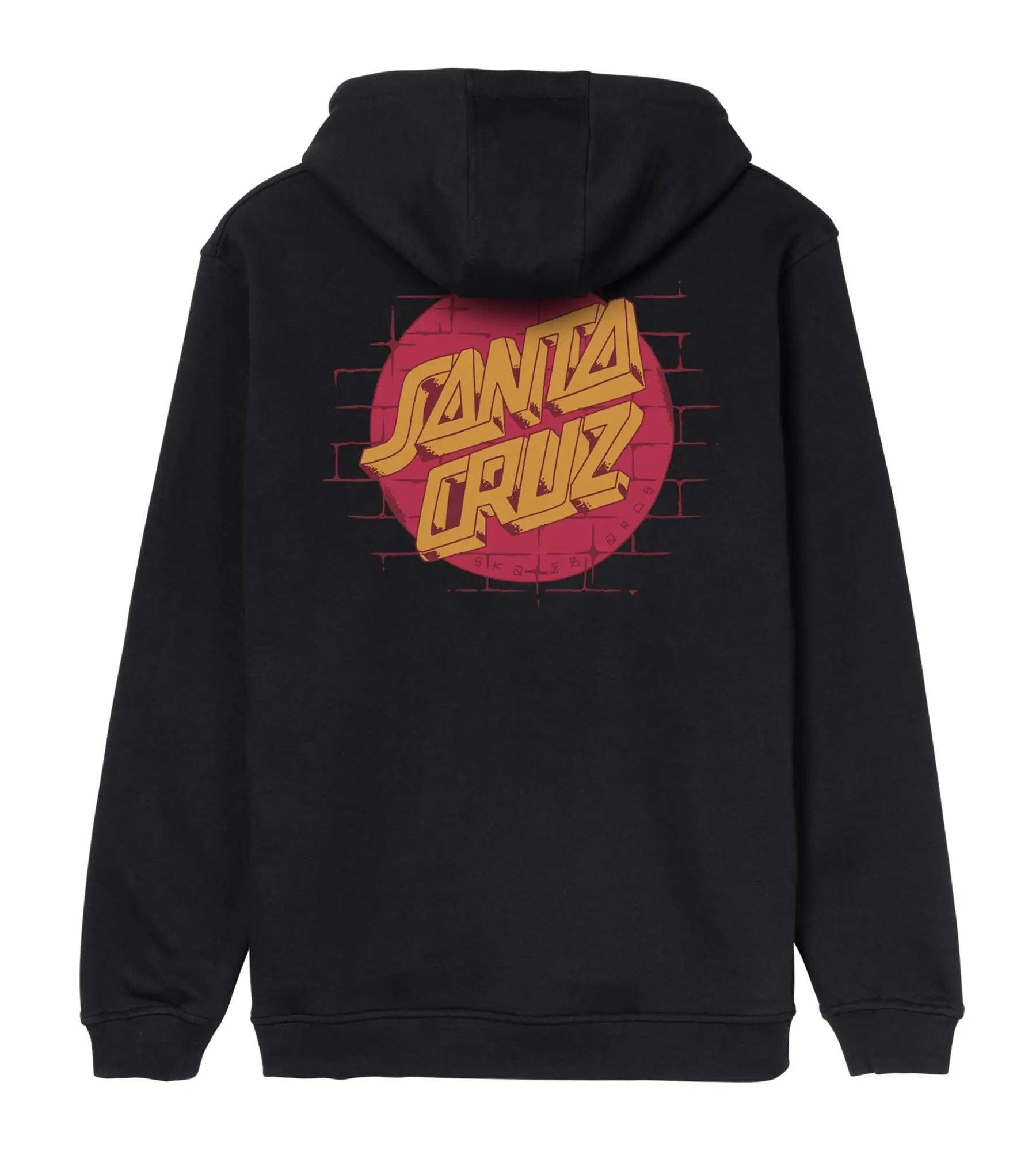 Santa Cruz Hoodie Hoodie Santa Cruz Scrawl Brick Dot Cente (1-tlg)