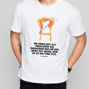 Mr. & Mrs. Panda T-Shirt Einhorn Prinzessin - Weiß - Geschenk, Tshirt, Party, Nachthemd, Damen (1-tlg)