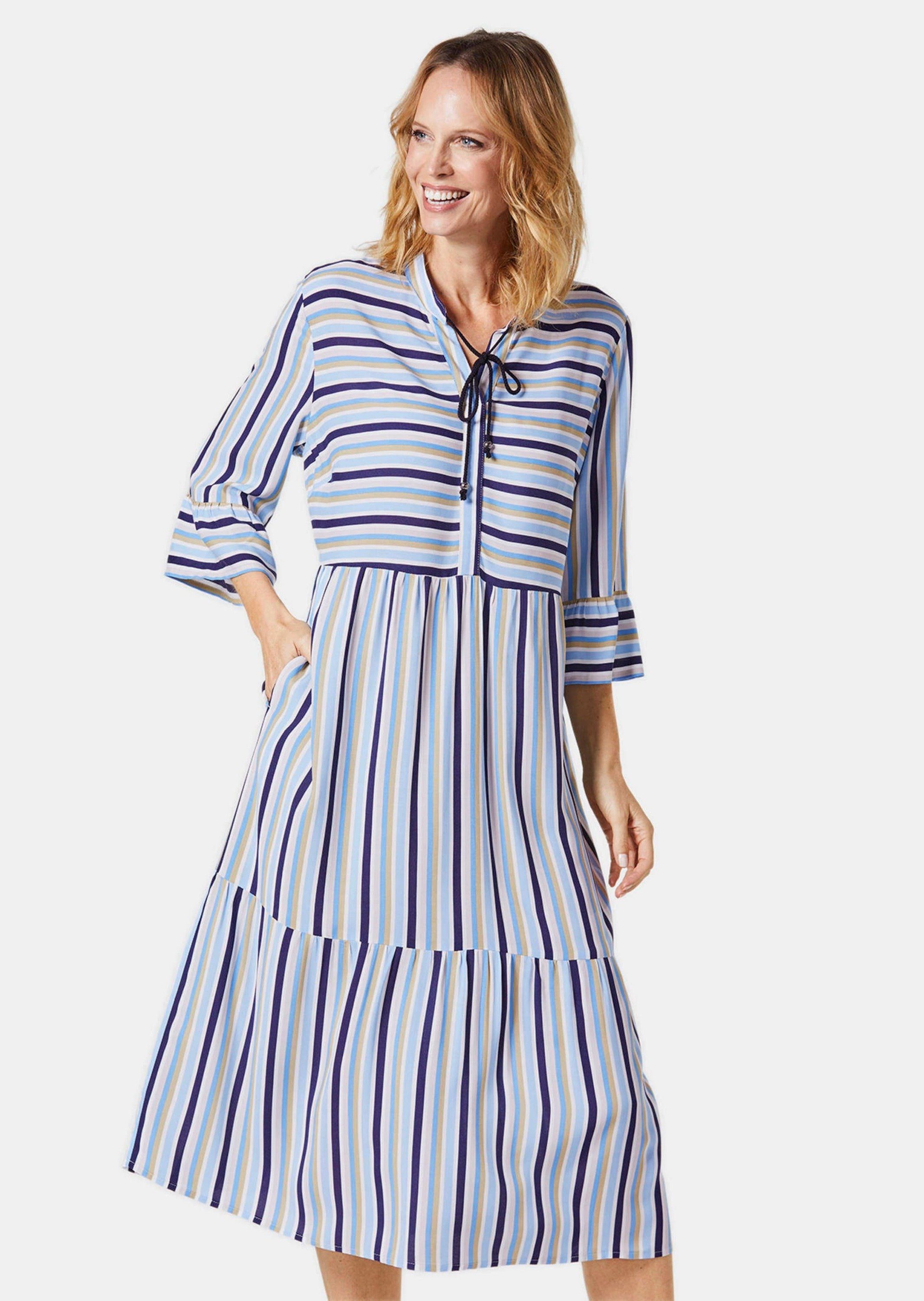 Sommerkleid Kurzgröße: Kleid in weich fallender Qualität