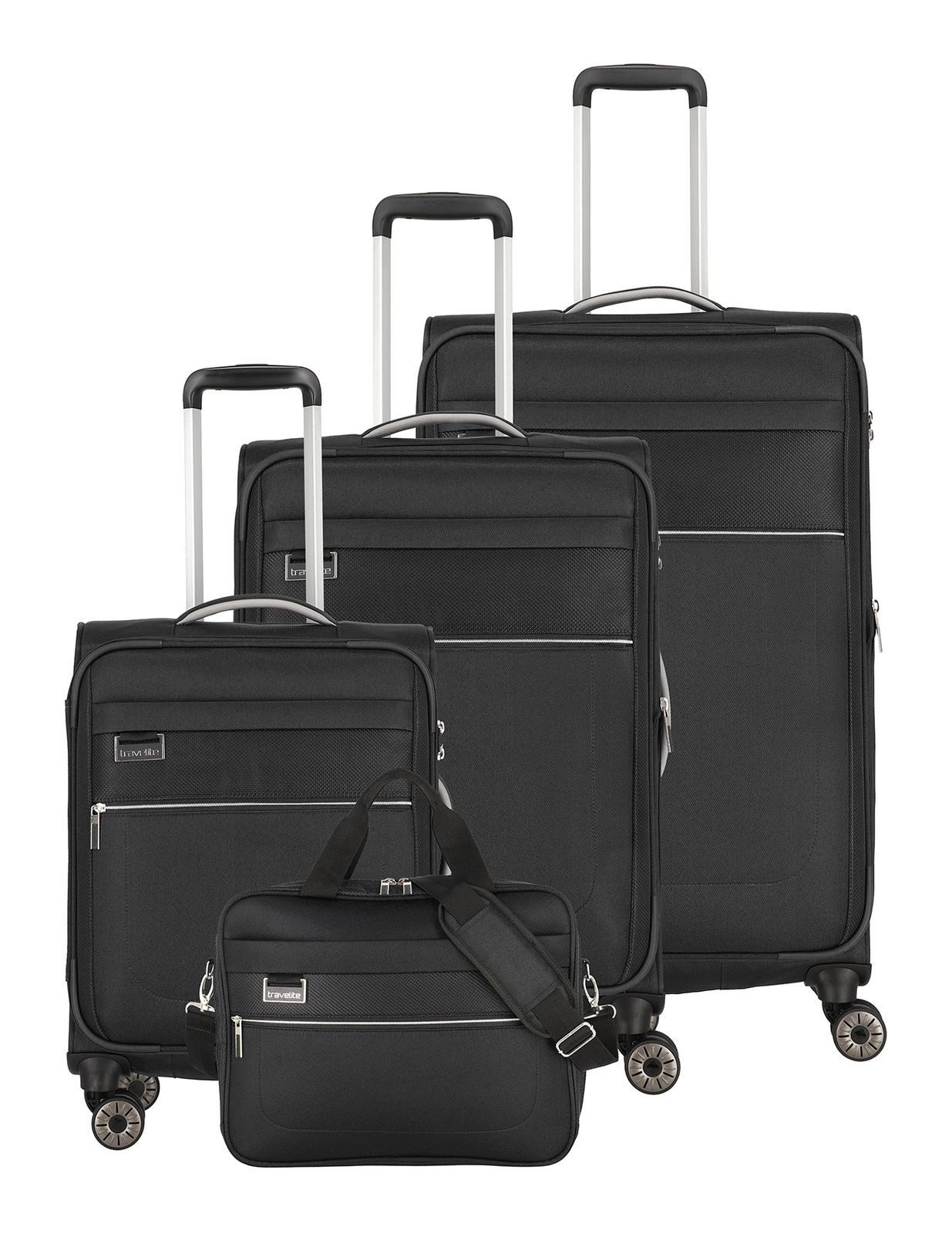 travelite Trolleyset Miigo, 4 Rollen, (Set, 4 tlg)