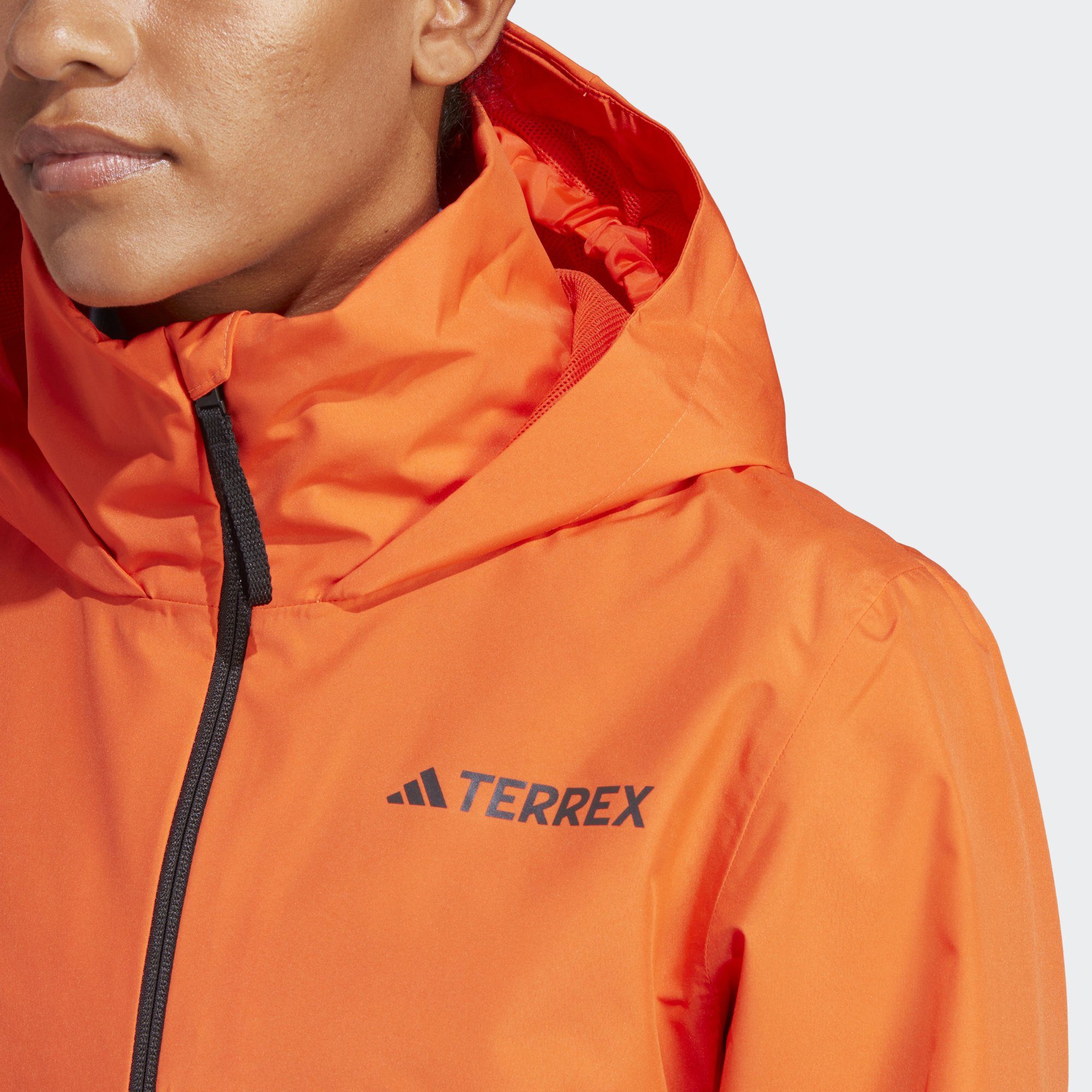 Semi TERREX adidas REGENJACKE 2-LAYER Outdoorjacke MULTI Impact TERREX Orange RAIN.RDY