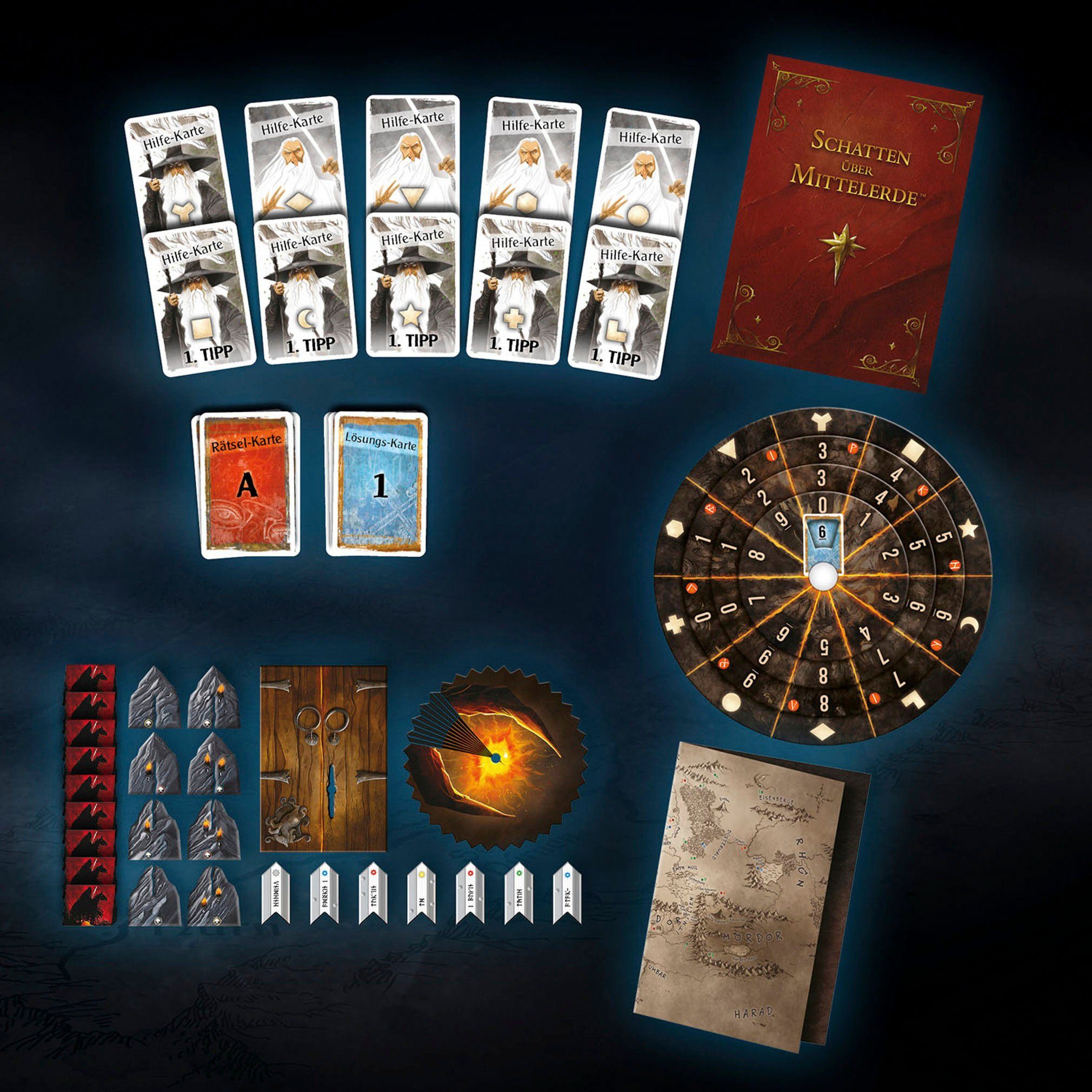 Kosmos Spiel EXIT, Das Spiel, Schatten über Mittelerde™, Rätselspiel, Made in Germany