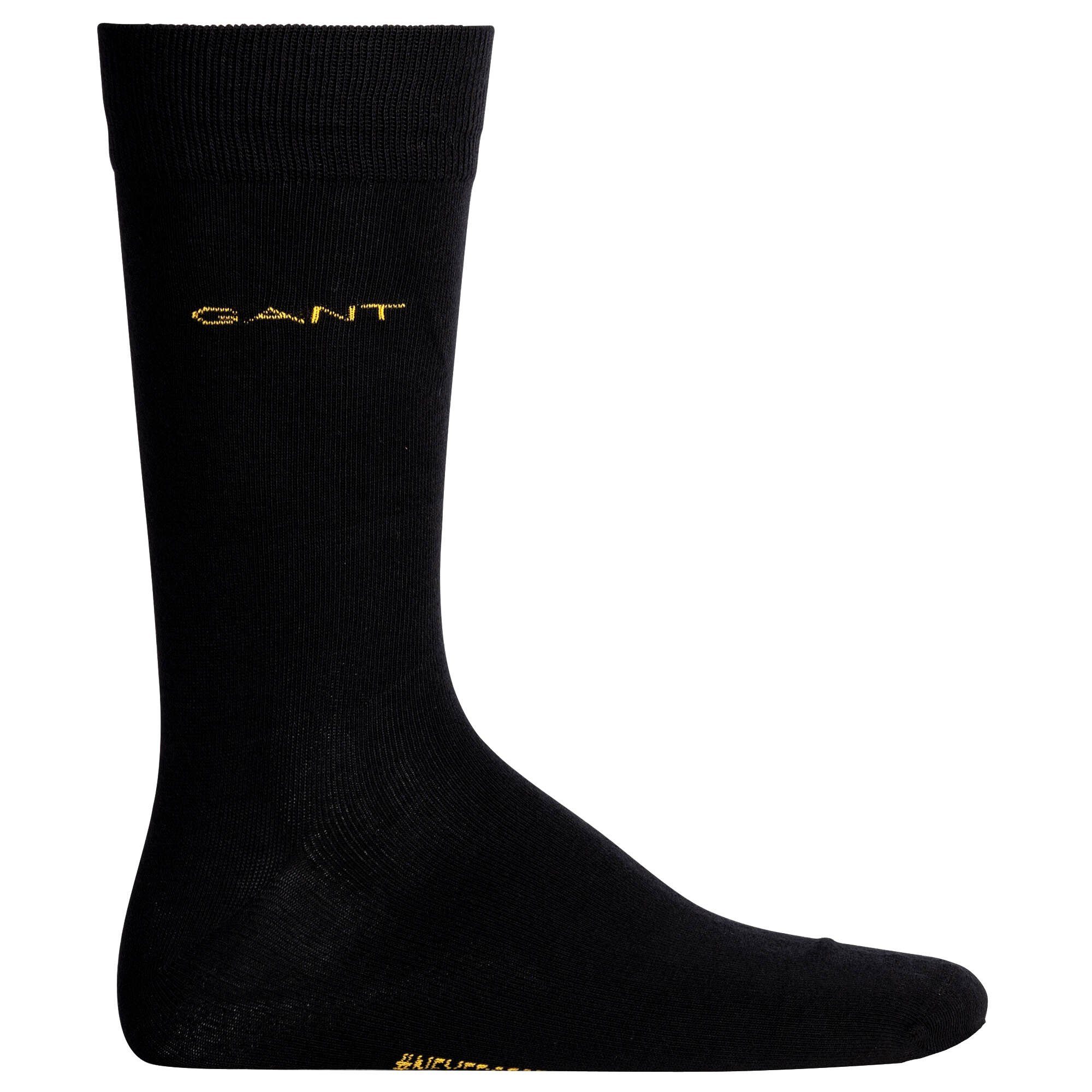 Gant Kurzsocken Socks Socken, D1. Cotton Herren Pack 6er - Schwarz Soft