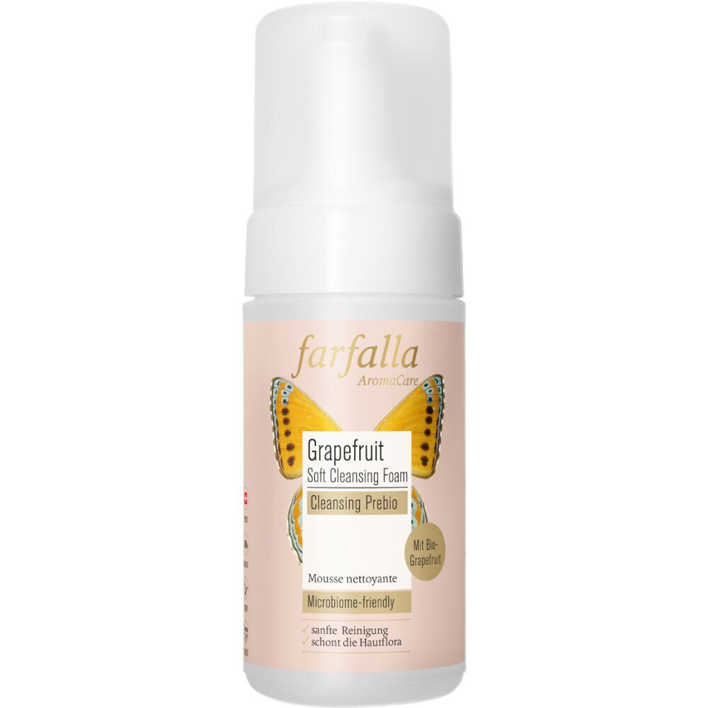 Farfalla Essentials AG Gesichtspflege Grapefruit Soft Cleansing Foam Cleansing Prebio, 120 ml
