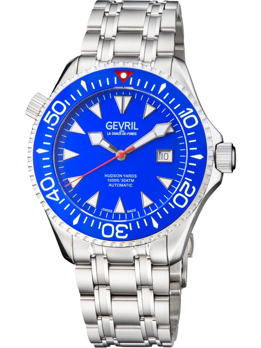 Gevril Automatikuhr Gevril 48801 Herrenuhr Hudson Yards Automatik 43mm 30ATM Gevril 48801 Herrenuhr Hudson Yards Automatik 43mm 30ATM
