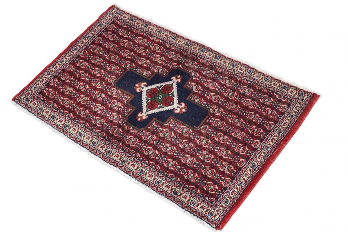 Orientteppich Senneh Perserteppich, 12 / Nain mm rechteckig, 64x98 Höhe: Orientteppich Handgeknüpfter Trading