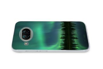 MuchoWow Handyhülle Nordlicht - Bäume - Wasser - Alaska, Phone Case, Handyhülle Xiaomi Mi 10T Lite, Silikon, Schutzhülle