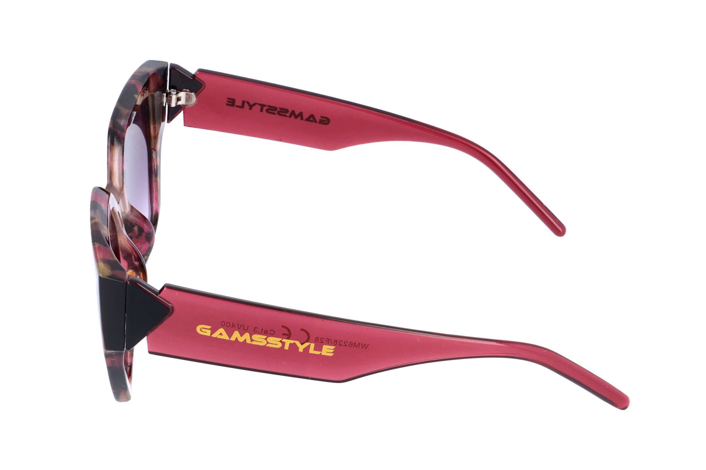 Gamswild Sonnenbrille UV400 GAMSSTYLE Modebrille Cateye getöntes Verlaufsglas Damen Modell WM6228 in braun, schwarz, blau, rot