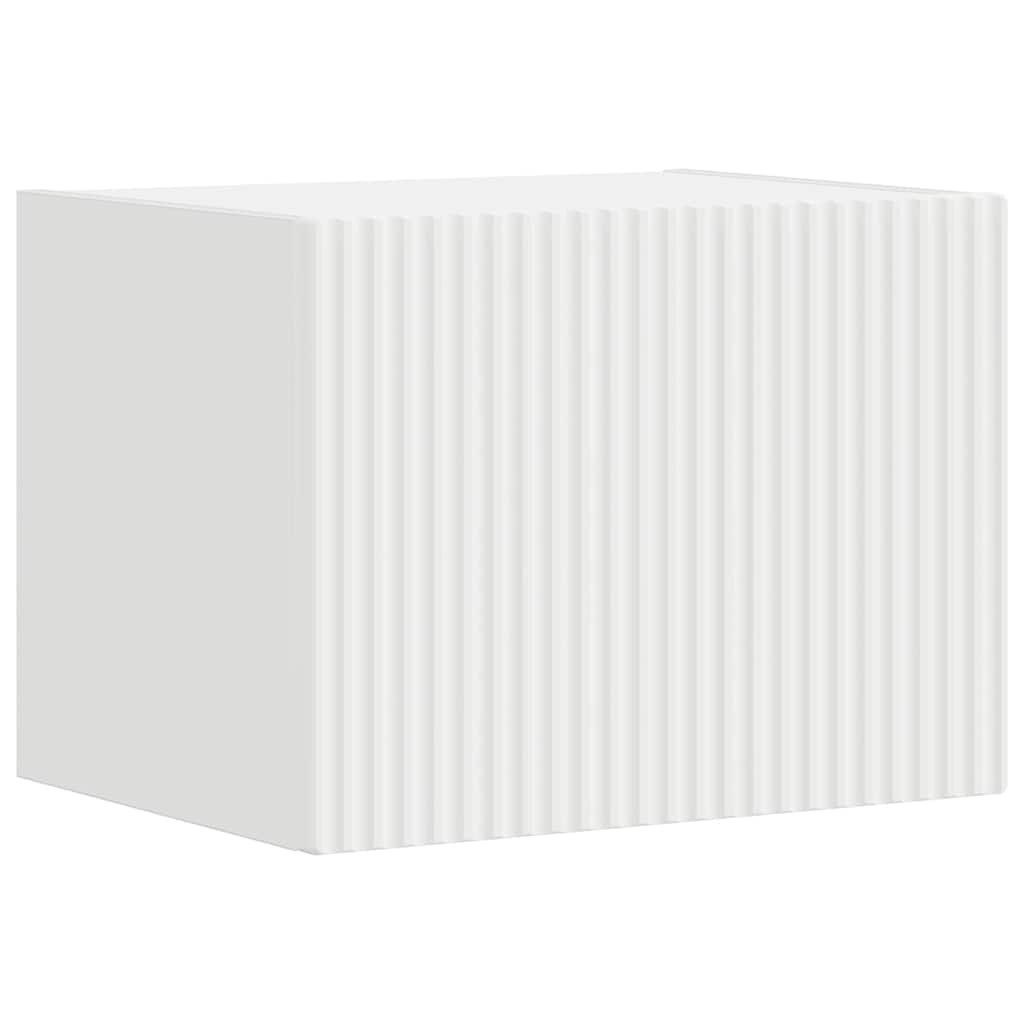 vidaXL TV-Wand TV-Wandschrank Weiß 39 x 31 x 29,5 cm Holzwerkstoff, (1-St)