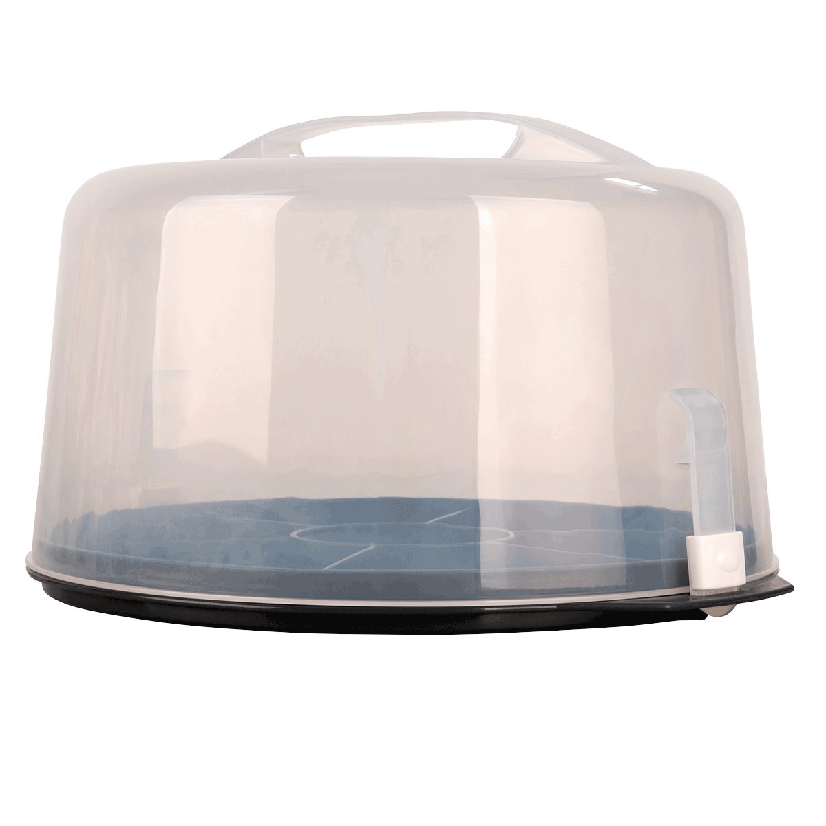 EUROHOME Kuchentransportbox Tortenbehälter mit Tragegriff - Tortenhaube mit Klickverschluss, Kunststoff, (1-tlg., Kuchencontainer hoch 32 x 20 cm), Sichere Transportbox für Kuchen und Torten