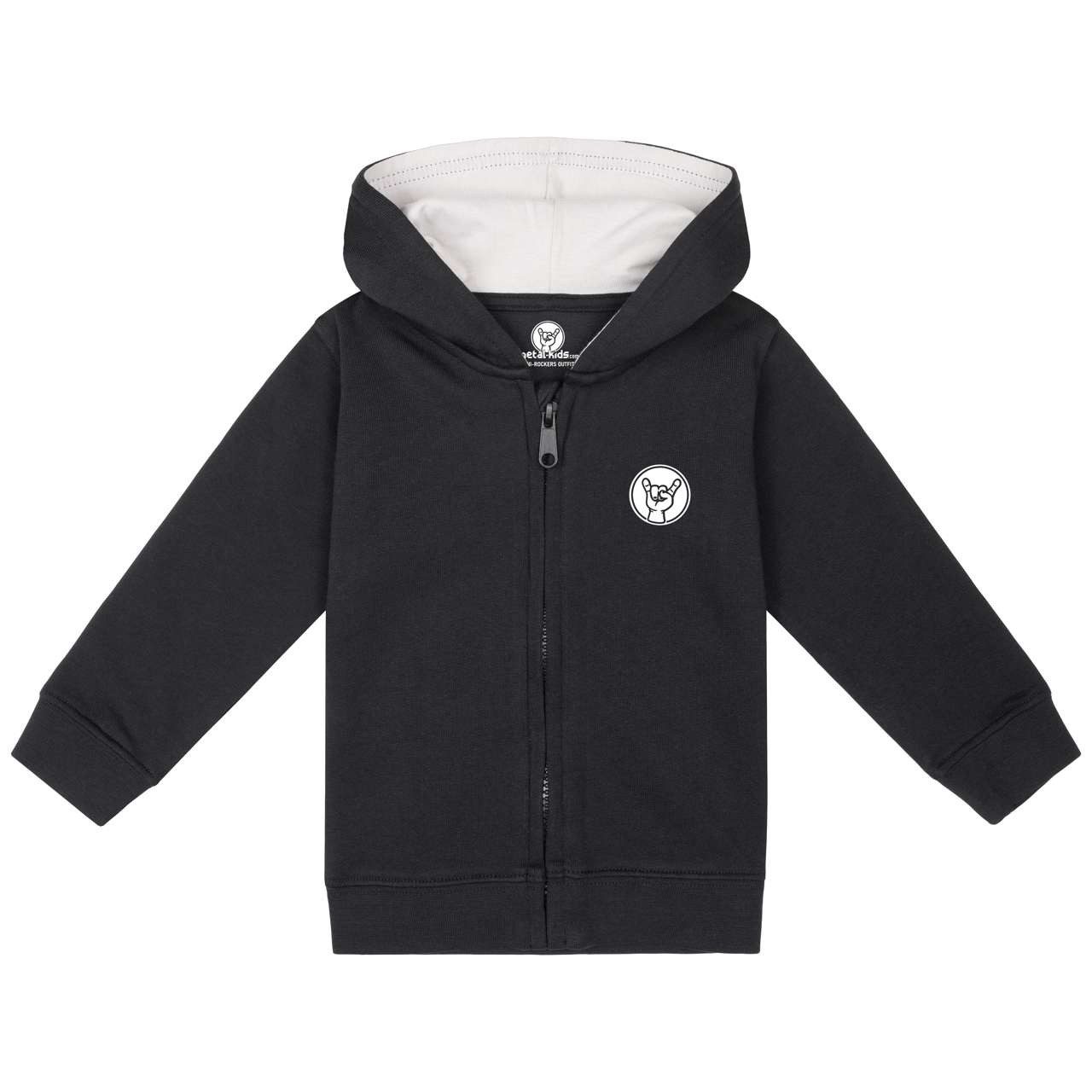 Metal Kids Kapuzensweatjacke mit Blind Guardian (Silverdragon) Aufdruck für Babys (0–24 M)