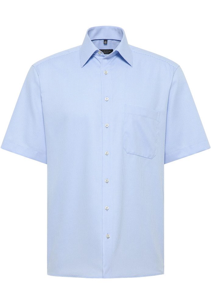 Eterna Businesshemd ETERNA COMFORT FIT Kurzarm Hemd himmelblau panama 8038-11-K18E