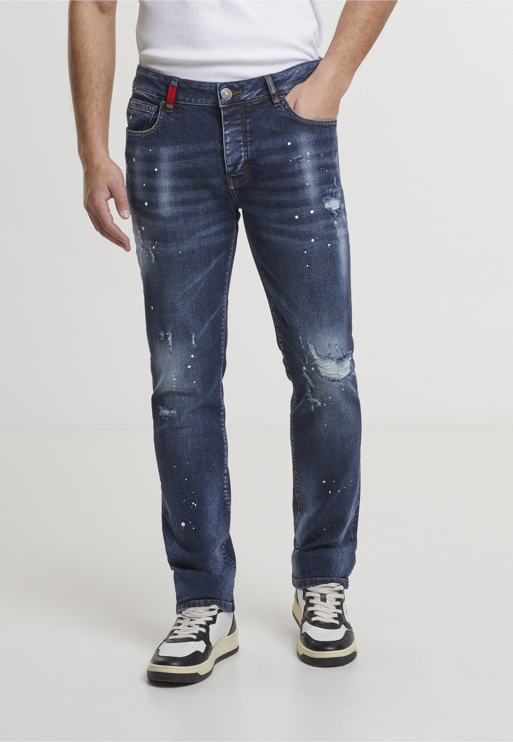 2Y Premium Bequeme Jeans 2Y Premium CARLOS DESTROYED SLIM FIT JEANS – Bild 3 von 5