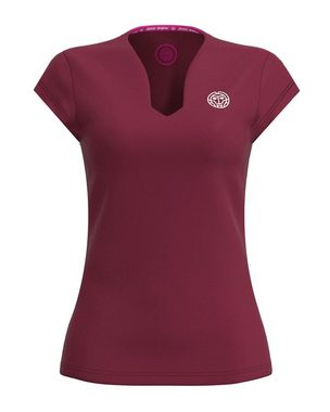 BIDI BADU Tennisshirt Protected Leafs Tennisshirt für Damen in rot