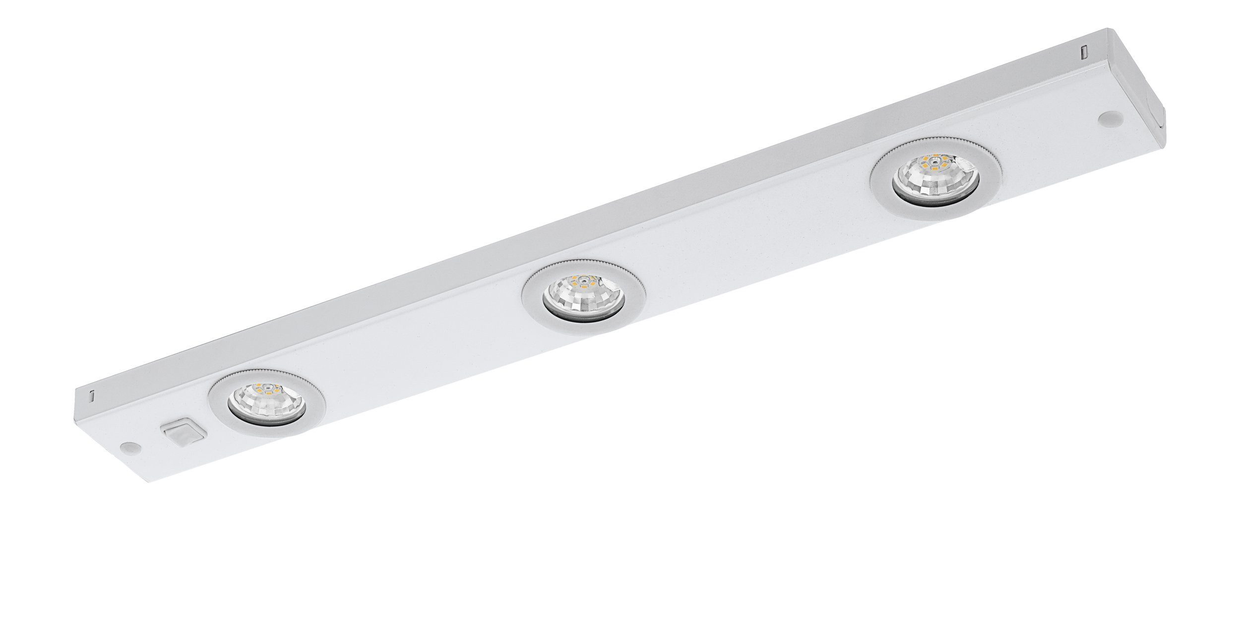 EGLO LED Unterbauleuchte Kob led, Leuchtmittel inklusive, LED Unterbauleuchte, 3 flammige Unterschrankleuchte Küche, Küchenlampe
