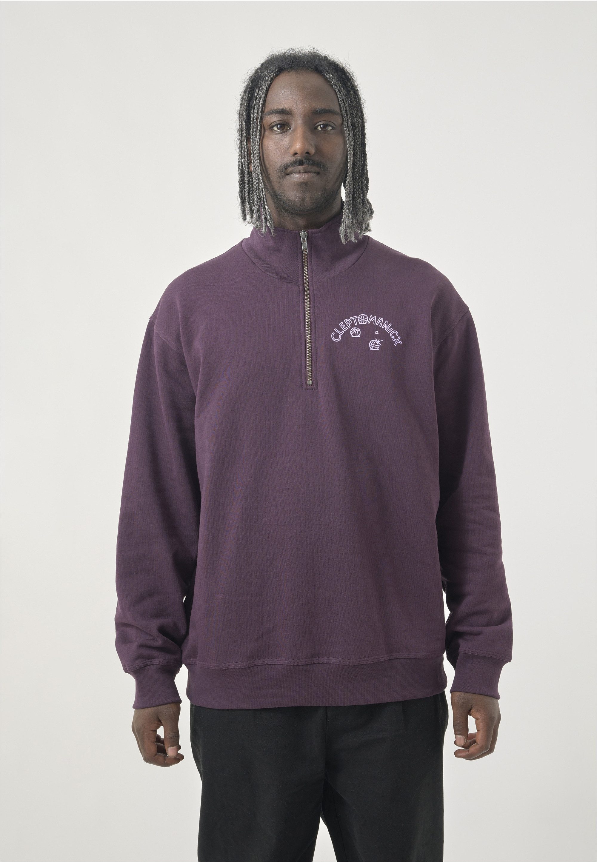 Cleptomanicx Sweatshirt Boule & Pasti mit Print auf der Rückseite