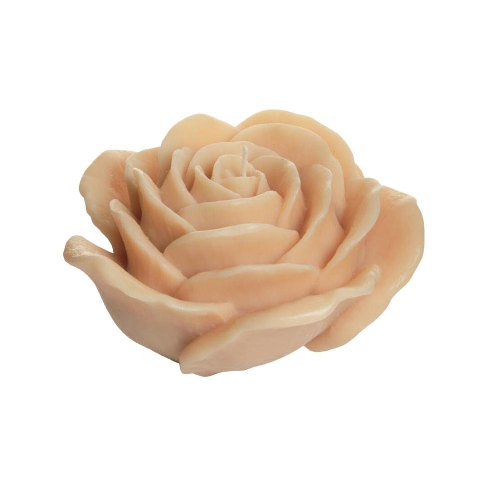 Dekohelden24 Adventskerze Hochwertige Duftkerze als Rosenblüte günstig online kaufen