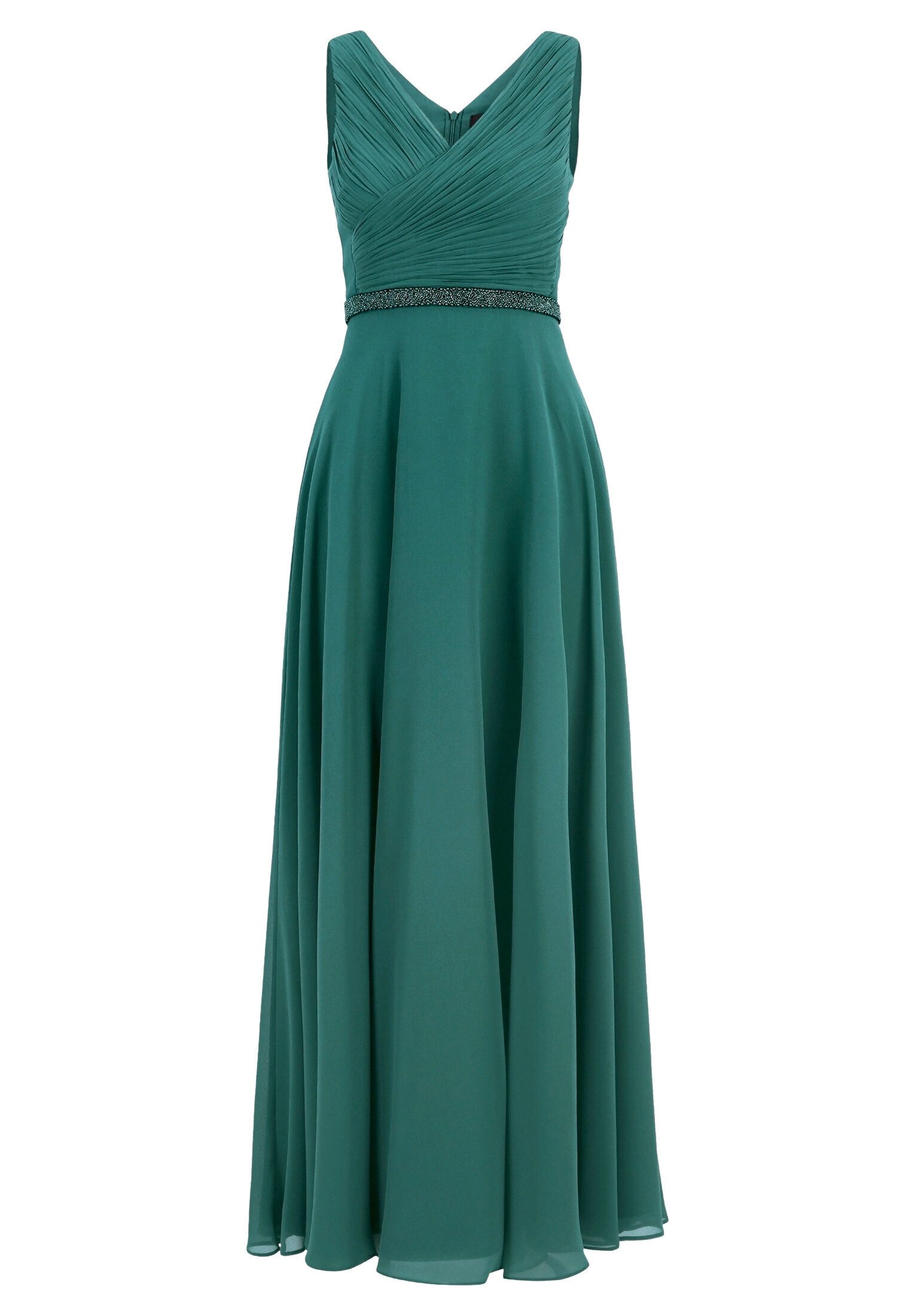 Vera Mont Abendkleid Damen mit Plissee Dekoelemente