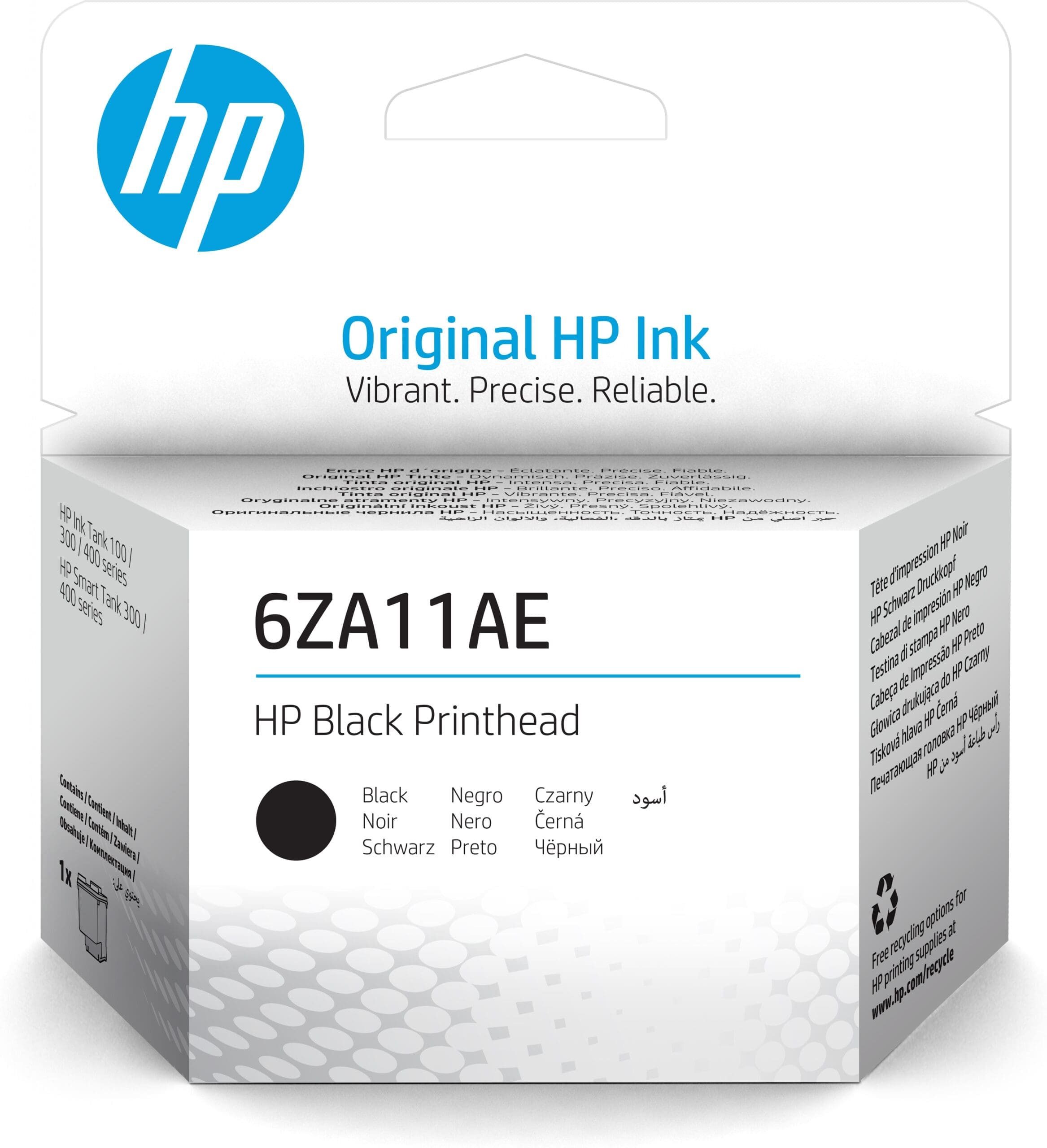 HP HP 6ZA11AE Schwarz Druckkopf Tintenpatrone