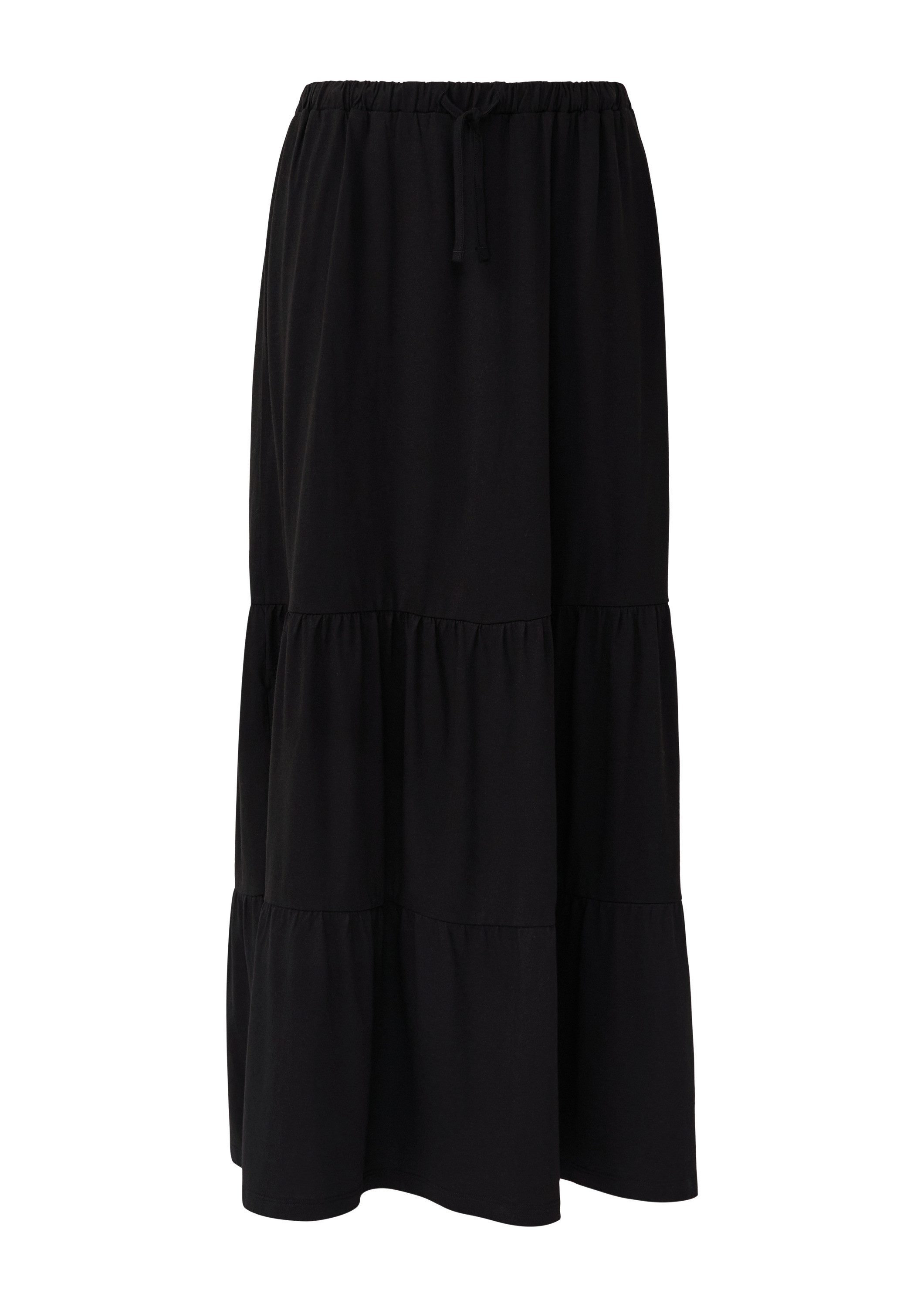 s.Oliver Maxirock Rock Maxi-Stufenrock aus Jersey günstig online kaufen