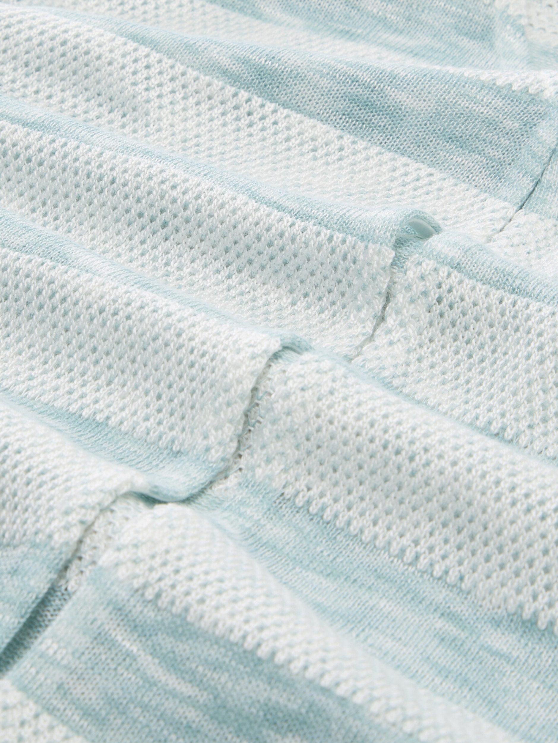 TOM TAILOR 3/4-Arm-Shirt T-shirt cardigan knit structur
